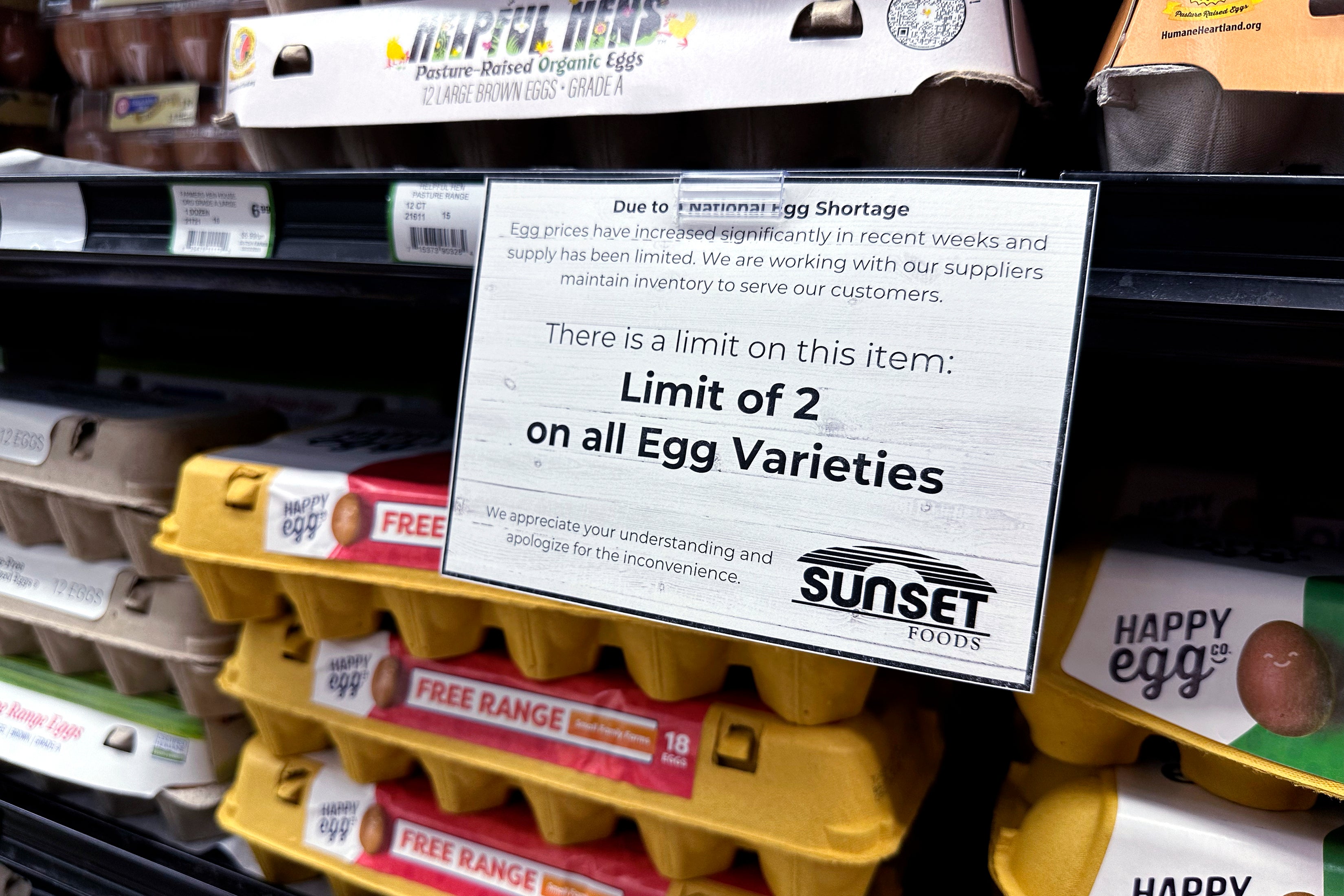 Avian flu outbreaks have led to egg shortages across the U.S. and driven prices to new highs