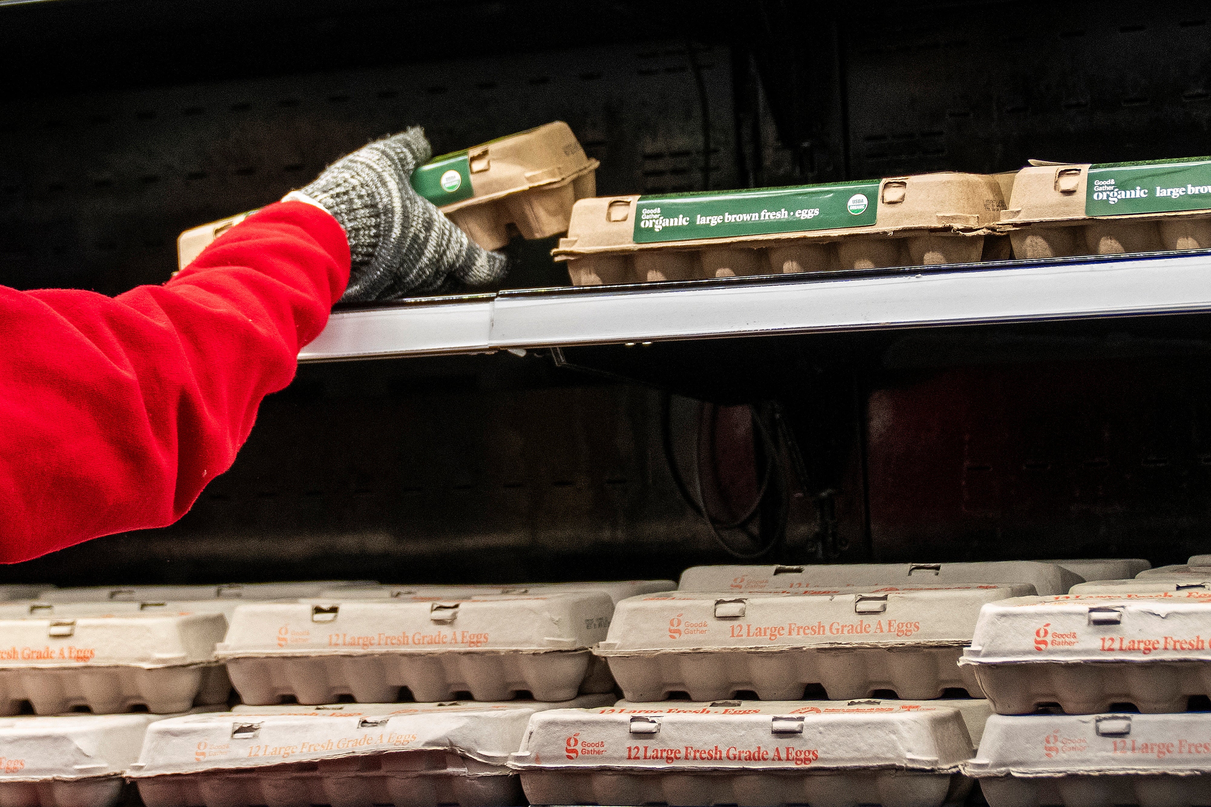 <p>Egg prices have soared in the U.S. thanks to Avian flu that has shorted the supply. The cost of a dozen eggs now sits at $4.95</p>