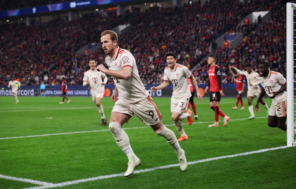 Kane scored three times across the tie