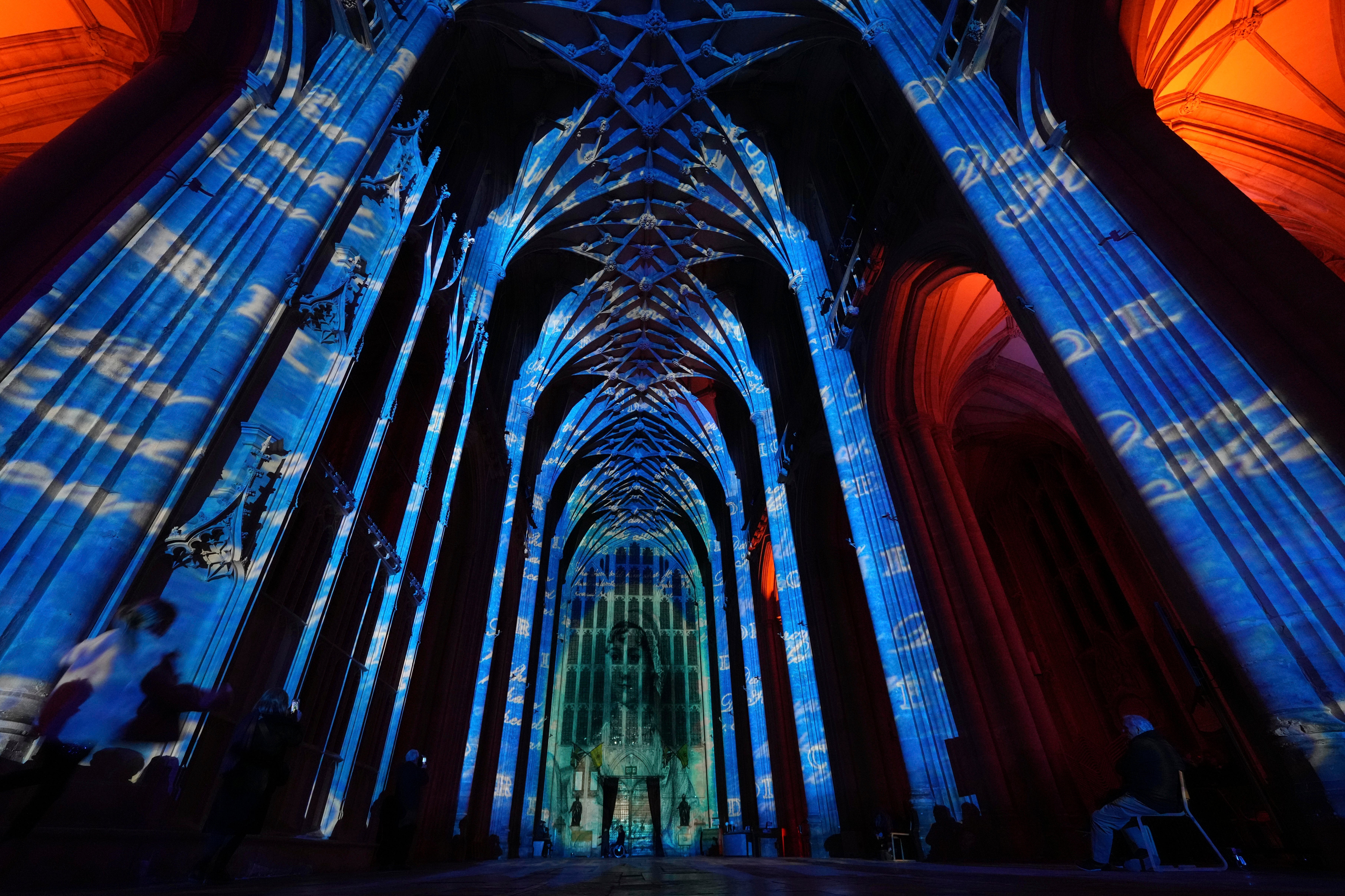 APTOPIX Britain Art Lights