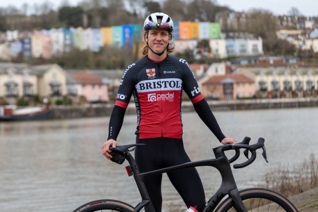 Jesper Hartikainen is planning to cycle from London to Helsinki to raise money for a cancer charity (University of Bristol/PA)