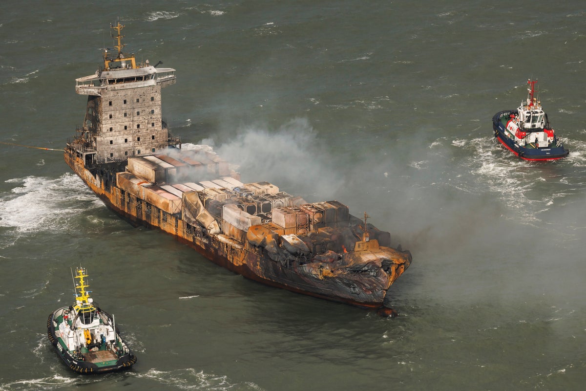 North Sea collision latest updates: Oil tanker blaze is finally extinguished – but Solong cargo ship remains on fire