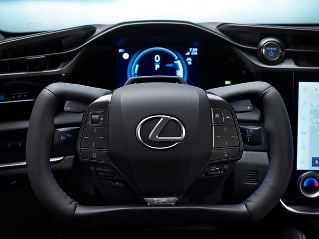 <p>Lexus has reinvented the steering wheel in the new RZ all-electric SUV with a steer-by-wire system</p>