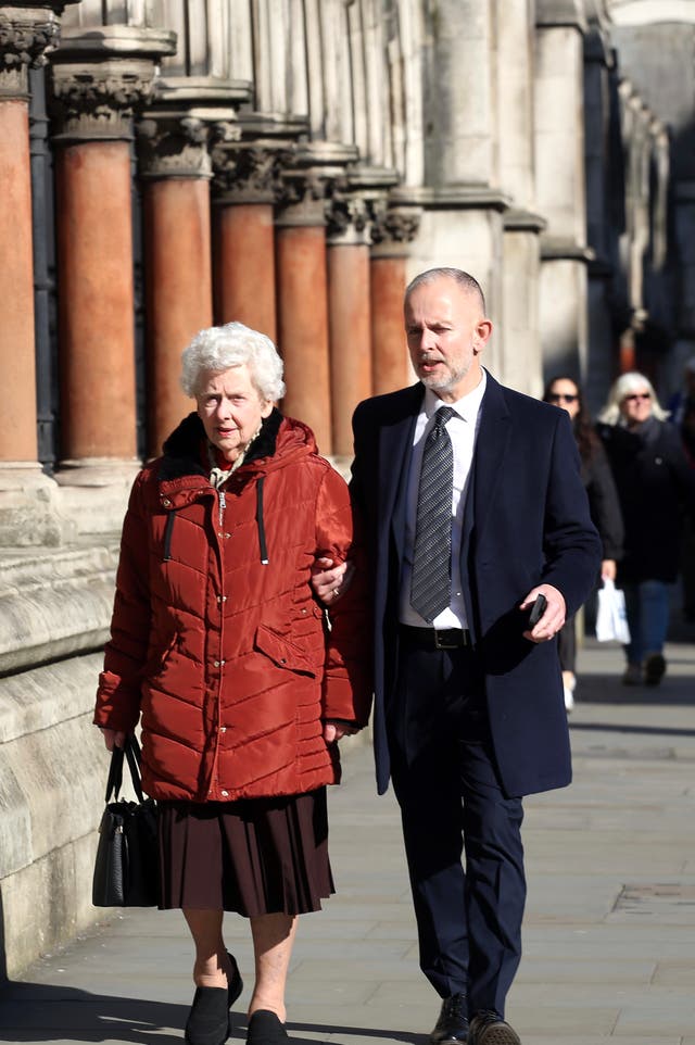 <p>Doreen Larney and son Martin Larney are fighting to get back the house of their cousin, Richard Joy </p>