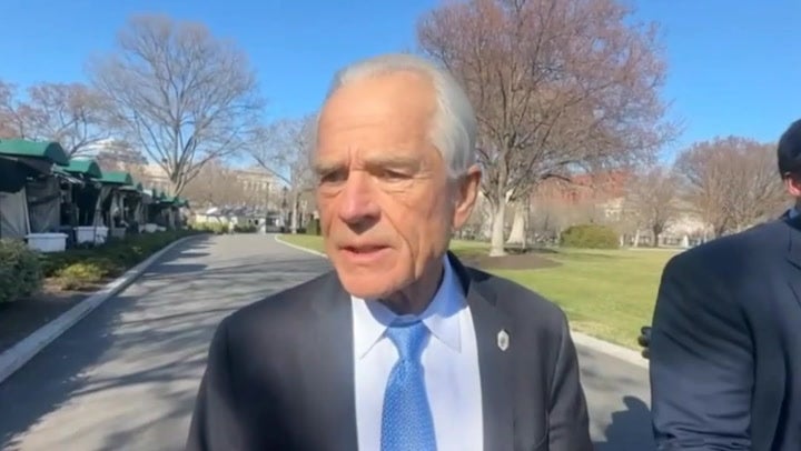 <p>Trump adviser Peter Navarro tells Sky journalist to stop talking ‘crap’.</p>