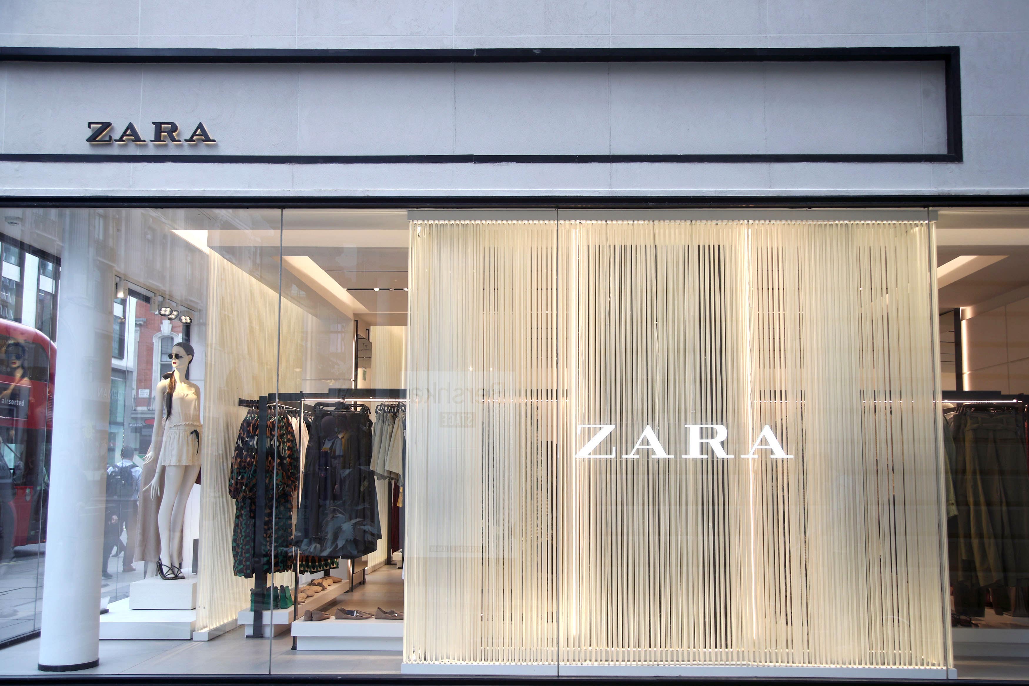 Europe’s biggest fashion retailer Inditex has seen sales growth slow in recent weeks (Yui Mok/PA)