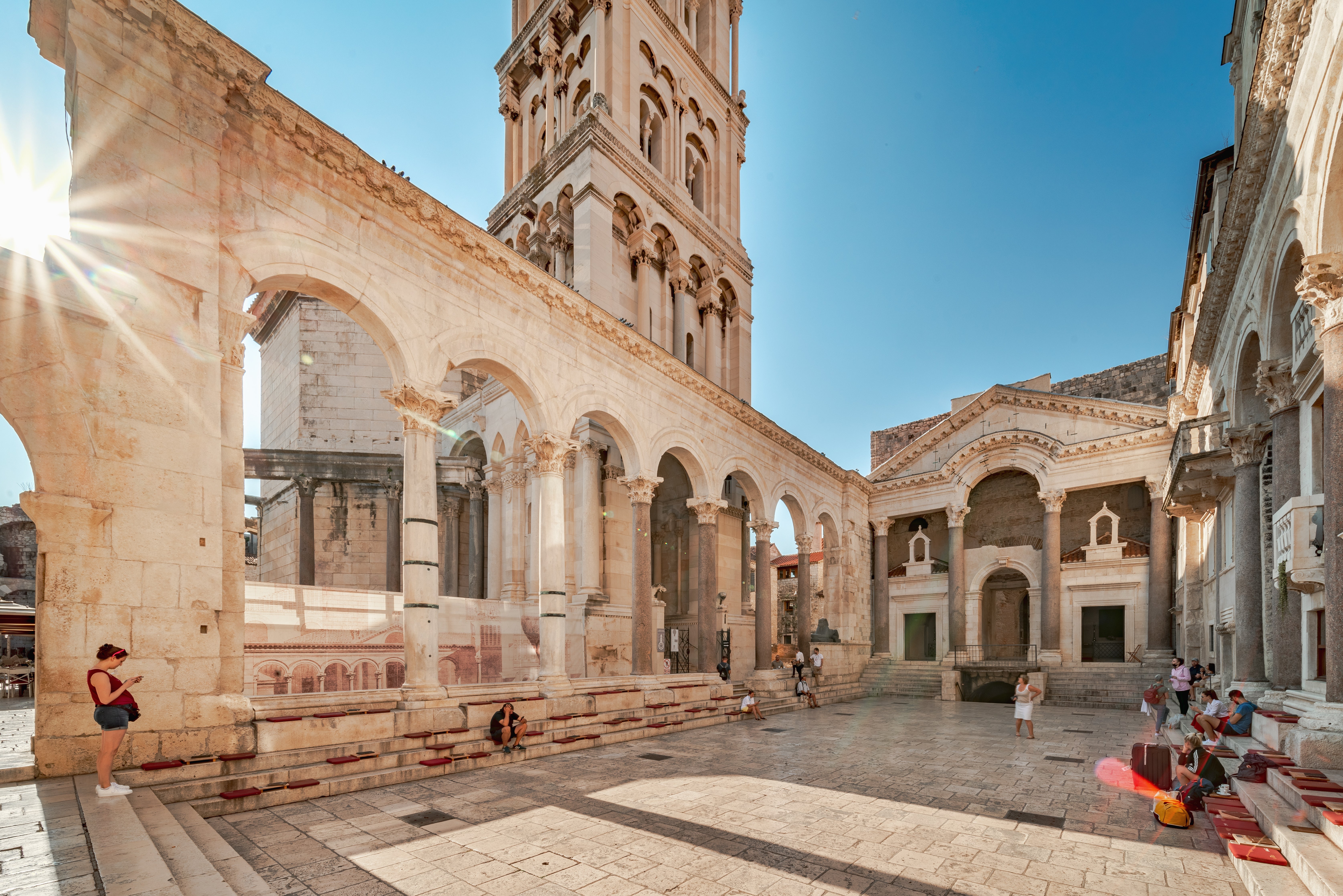 History buffs will love stepping back in time in Peristyle Square – the heart of Diocletian’s Palace