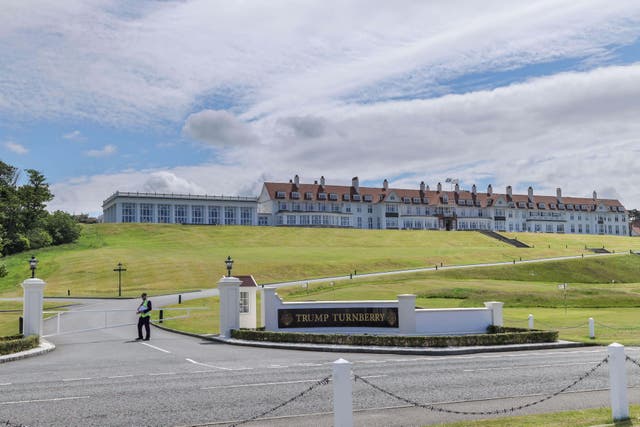 Trump Turnberry was targeted in the early hours of Saturday (Alamy/PA)