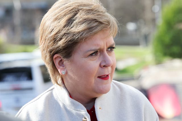 Nicola Sturgeon condemned the ‘toxic’ culture in politics facing women (Robert Perry/PA)