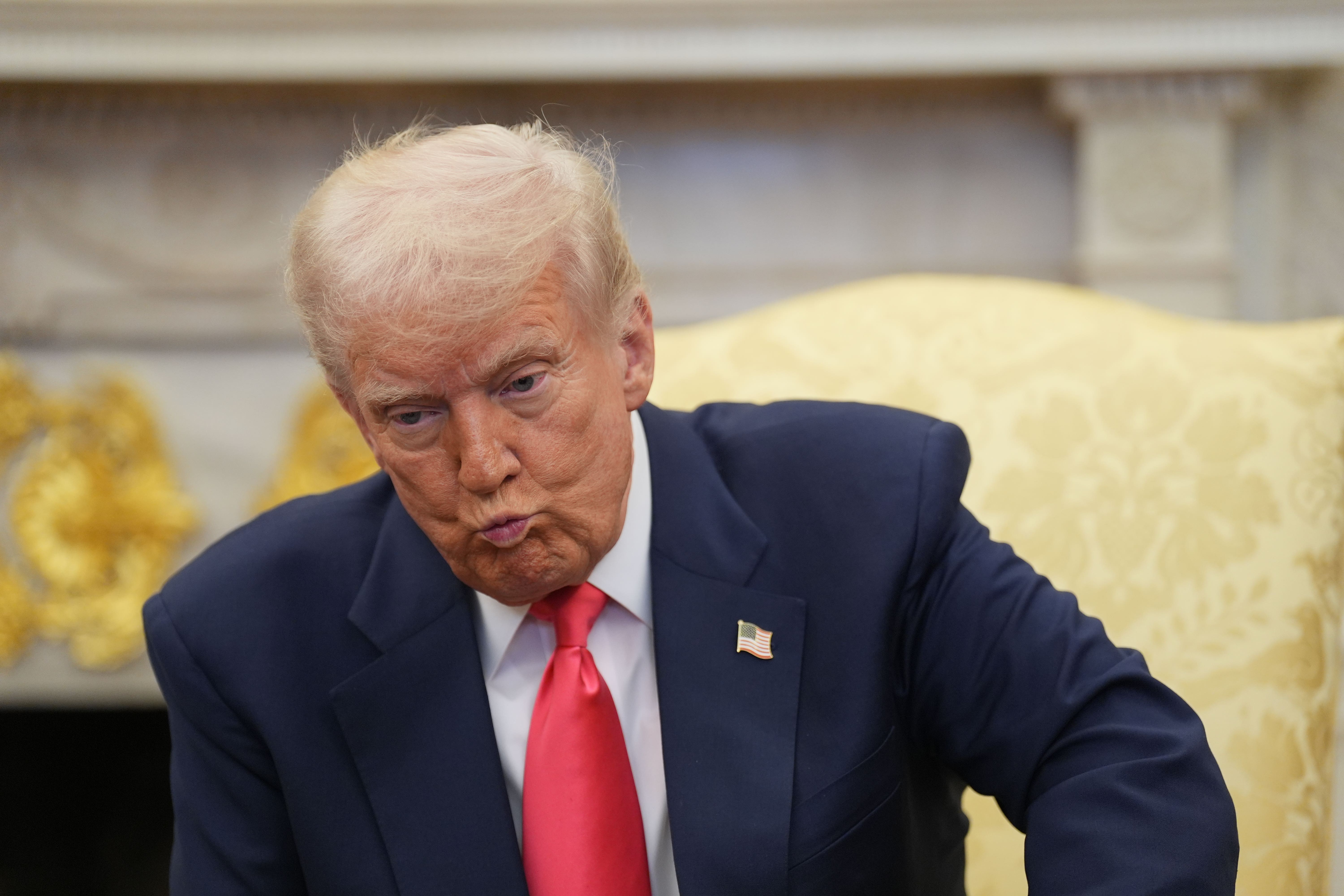 US President Donald Trump has backed Micheal Martin to solve Ireland’s housing crisis (Niall Carson/PA)