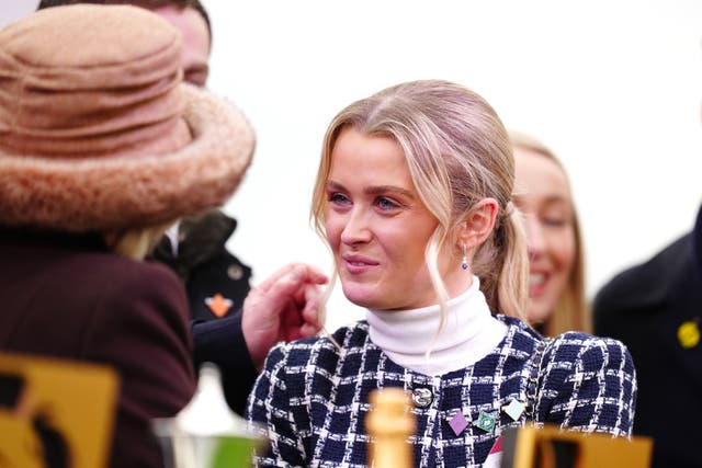 Charlotte Giles spoke to Camilla (Mike Egerton/PA)