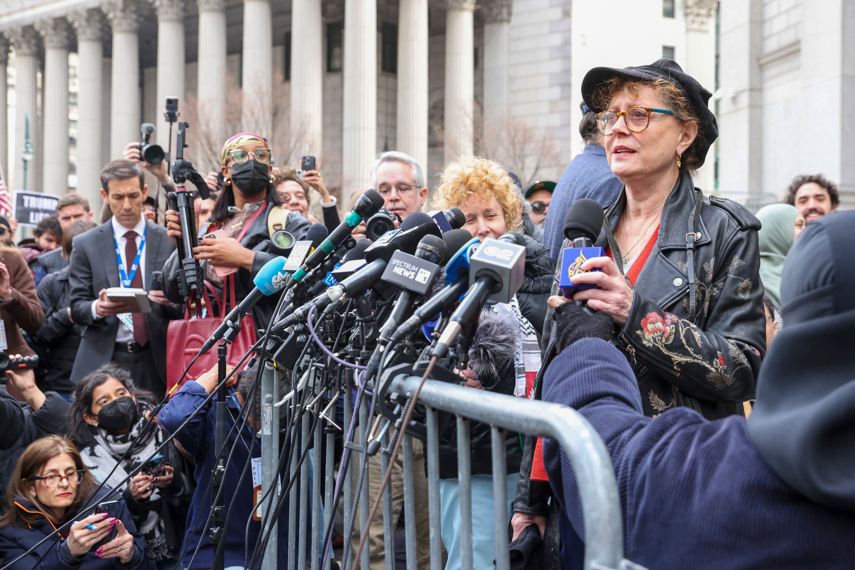 Actress and activist Susan Sarandon called Khalil’s case ‘a turning point in history’