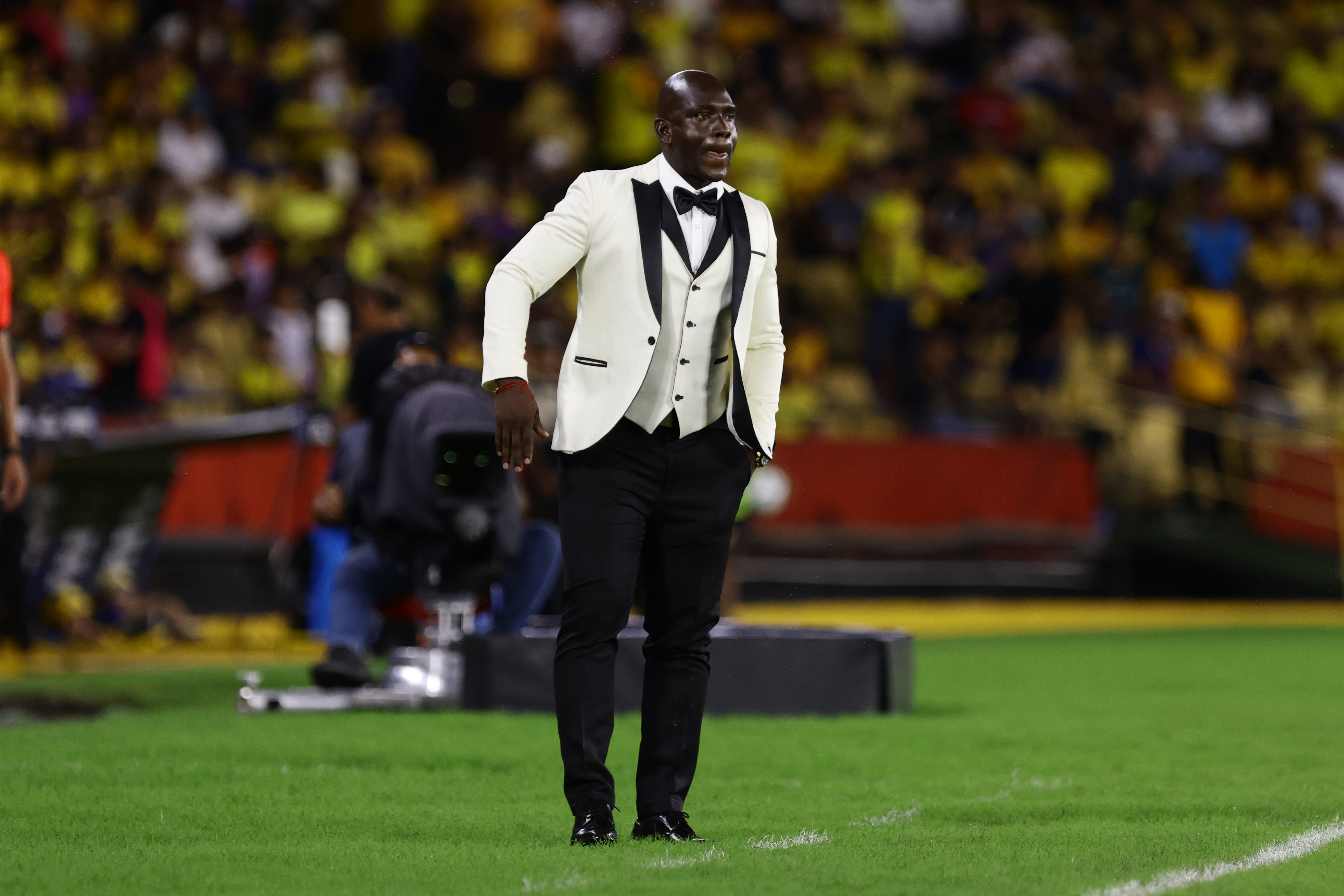 <p>Segundo Castillo durante el partido del 5 de marzo</p>