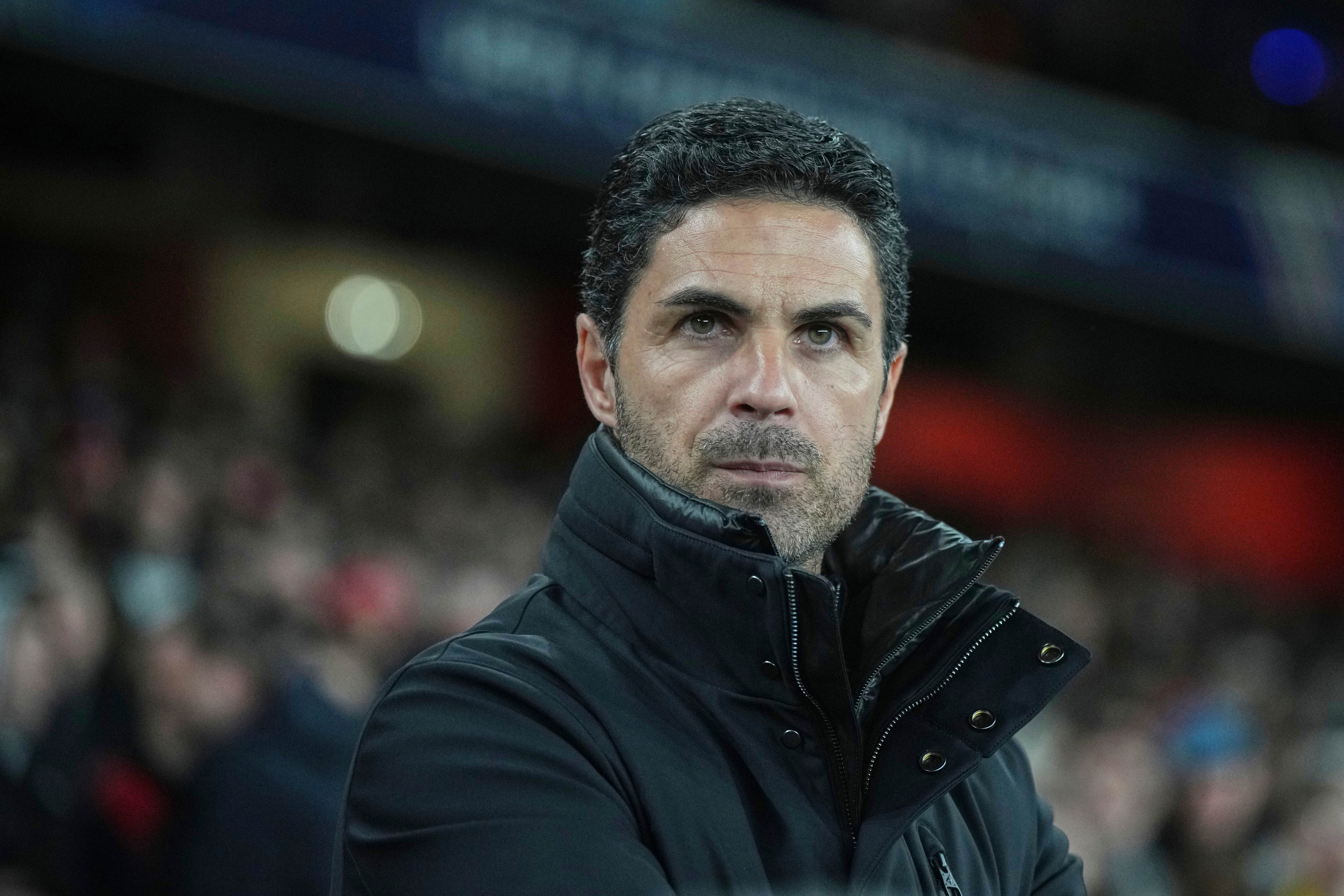 Mikel Arteta’s side saw off PSV Eindhoven (Alastair Grant/AP)