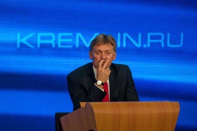 Kremlin spokesman Dmitry Peskov (Alamy/PA)