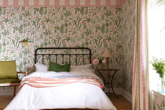 Style spring florals to fancify your scheme (Graham & Brown/PA)