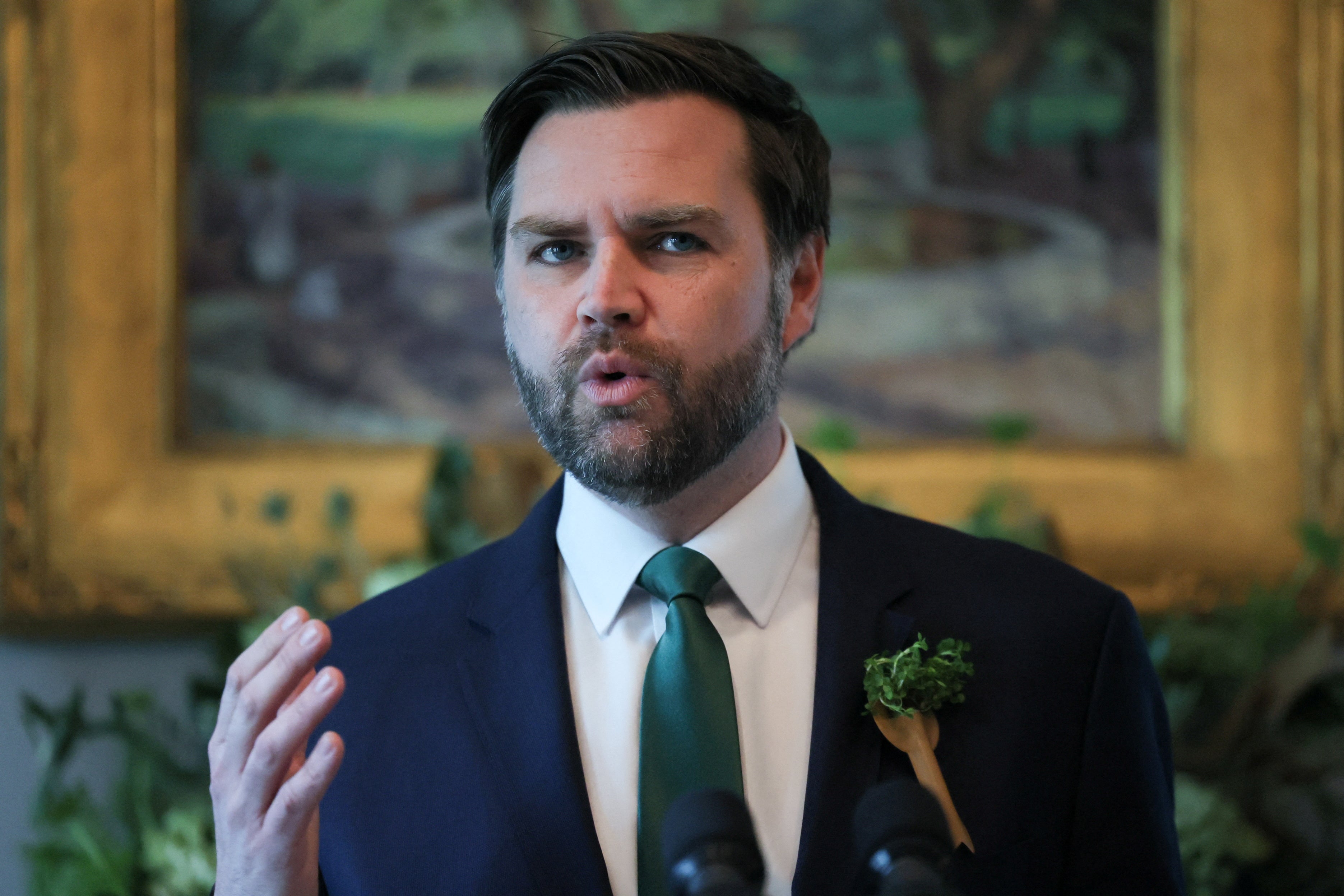 Social media users are bringing back jokes about Vice President JD Vance wearing eyeliner