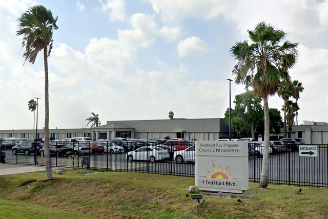 <p>Casa Presidente, a Southwest Key-run facility for migrants in Brownsville, Texas</p>