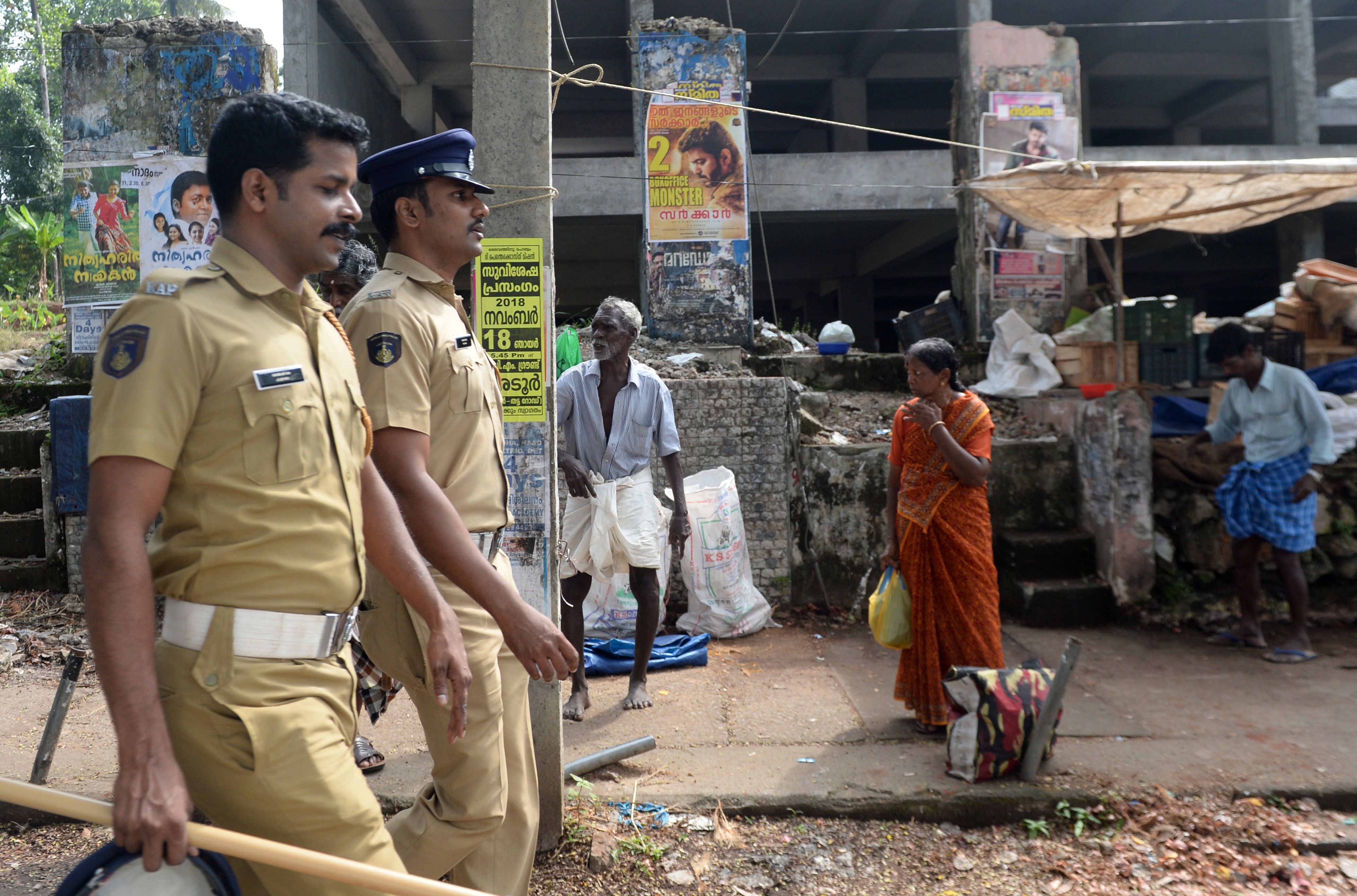 <p>Kerala police</p>