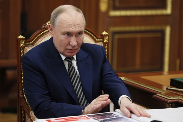 <p>Russian President Vladimir Putin (Mikhail Metzel, Sputnik, Kremlin Pool Photo via AP)</p>