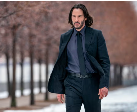 Keanu Reeves stars as the titular hitman in the popular franchise