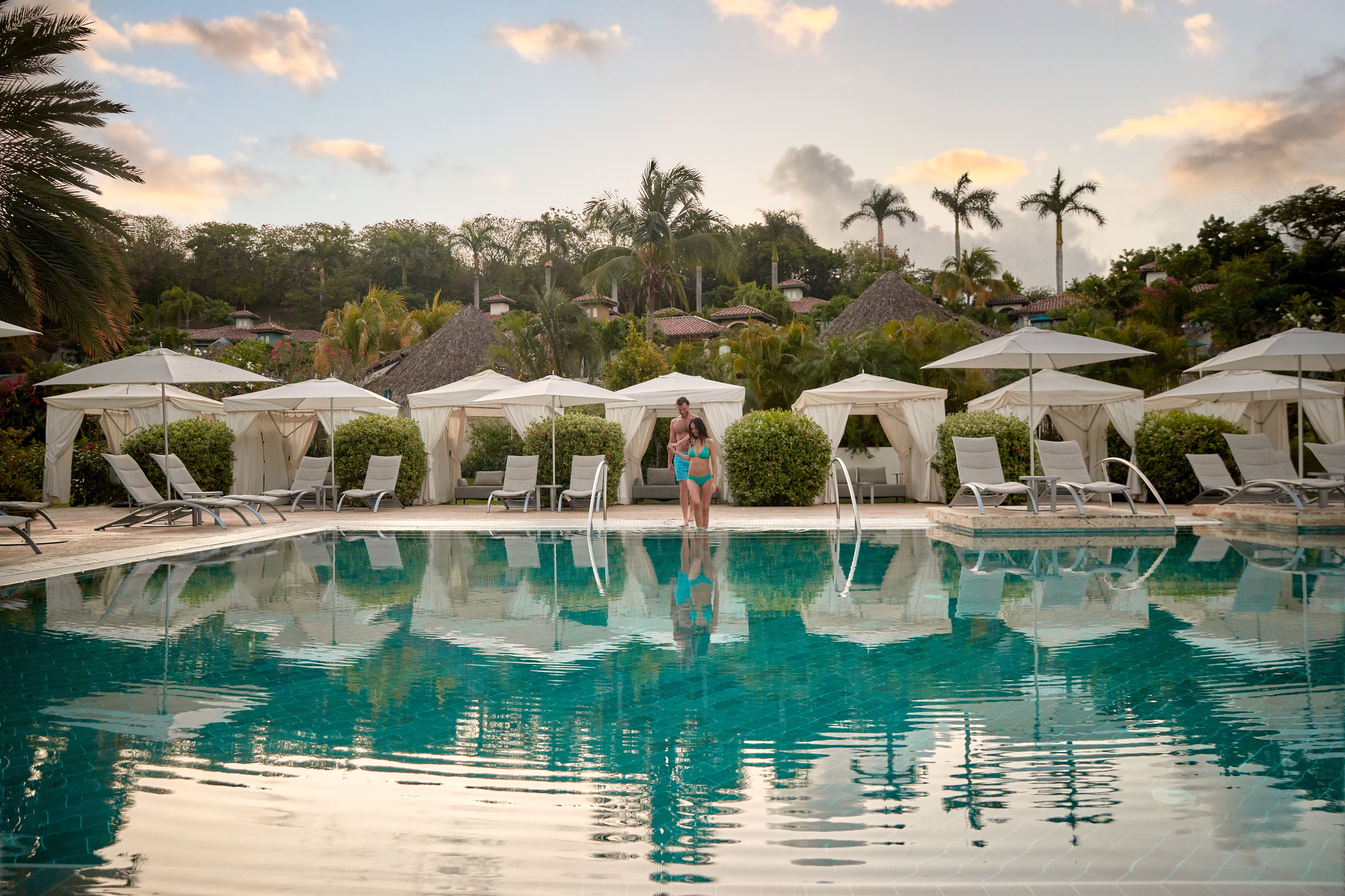 Enjoy a swim in stunning surroundings at Sandals Grenada