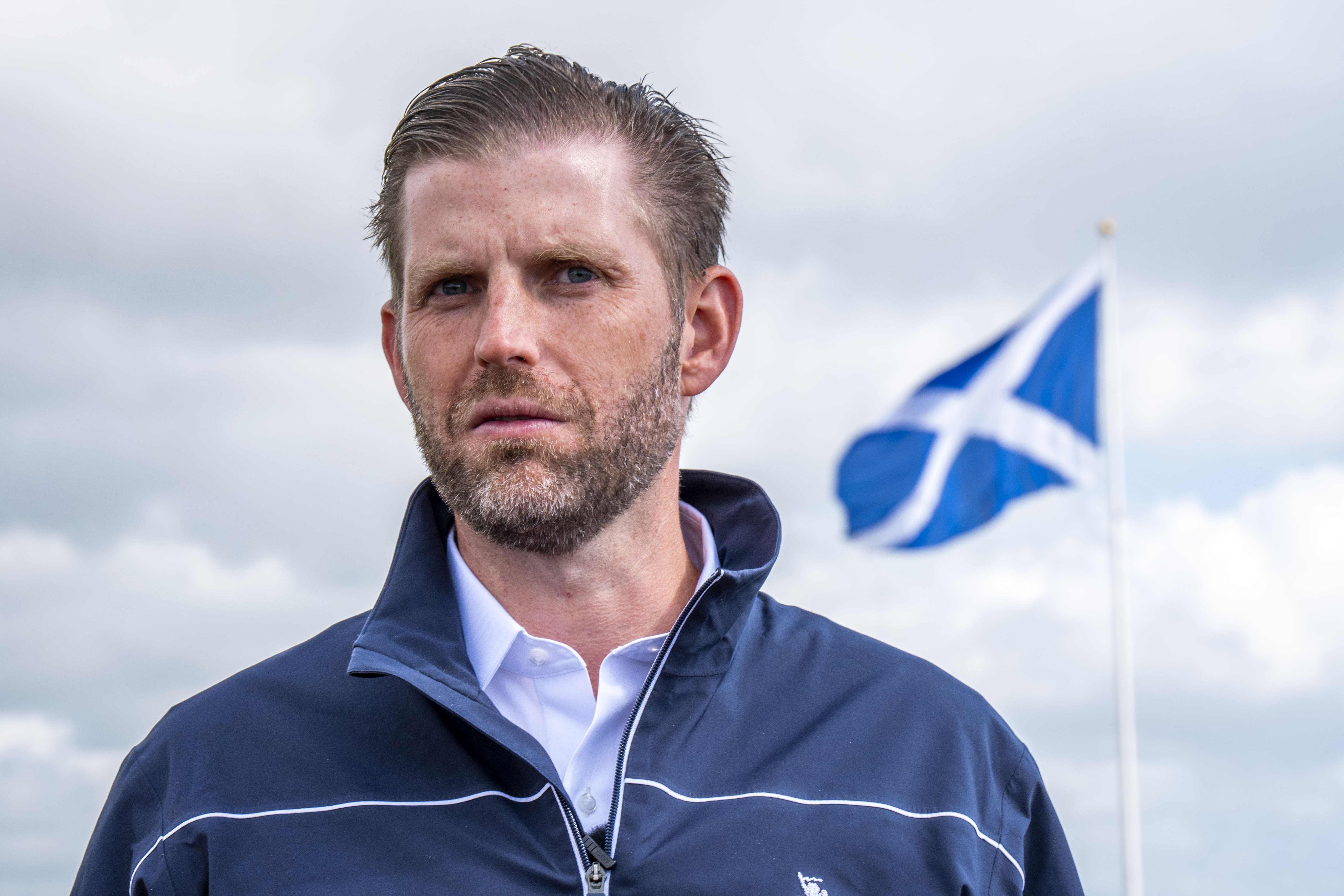 Donald Trump’s son Eric is executive vice-president of the Trump Organisation – which has two golf resorts in Scotland (Jane Barlow/PA)