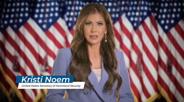 <p>The $200 million ad campaign to promote a new app where migrants can deport themselves features Homeland Security Secretary Kristi Noem. It comes as DOGE continues to slash the federal budget</p>