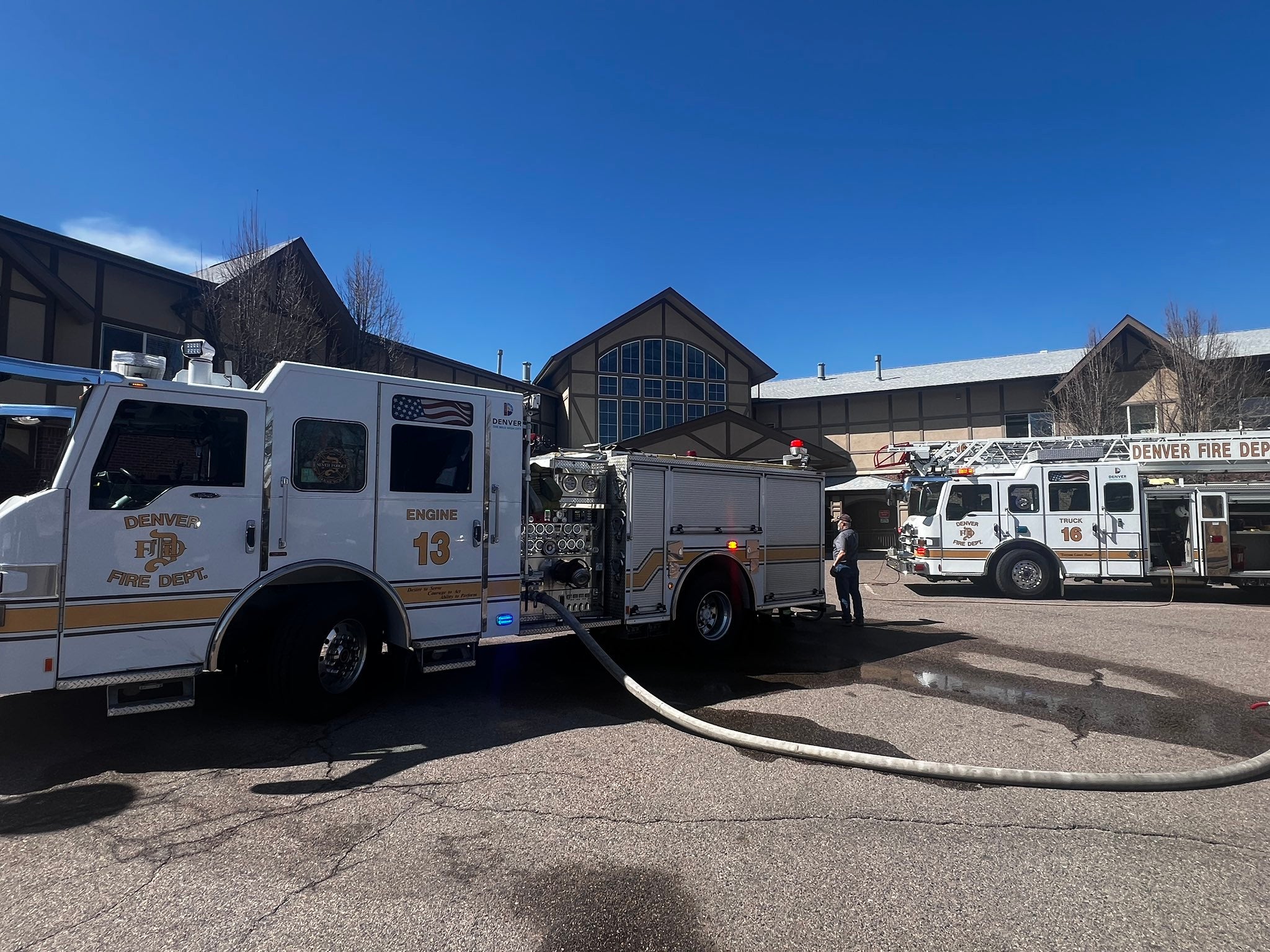 An explosion at an assisted-living facility in Colorado sent eight residents to the hospital and left almost 90 homeless on Wednesday