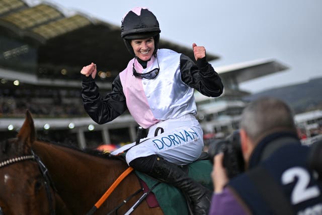 <p>Rachael Blackmore rode two high-priced winners on day three at Cheltenham to end her 2025 drought</p>