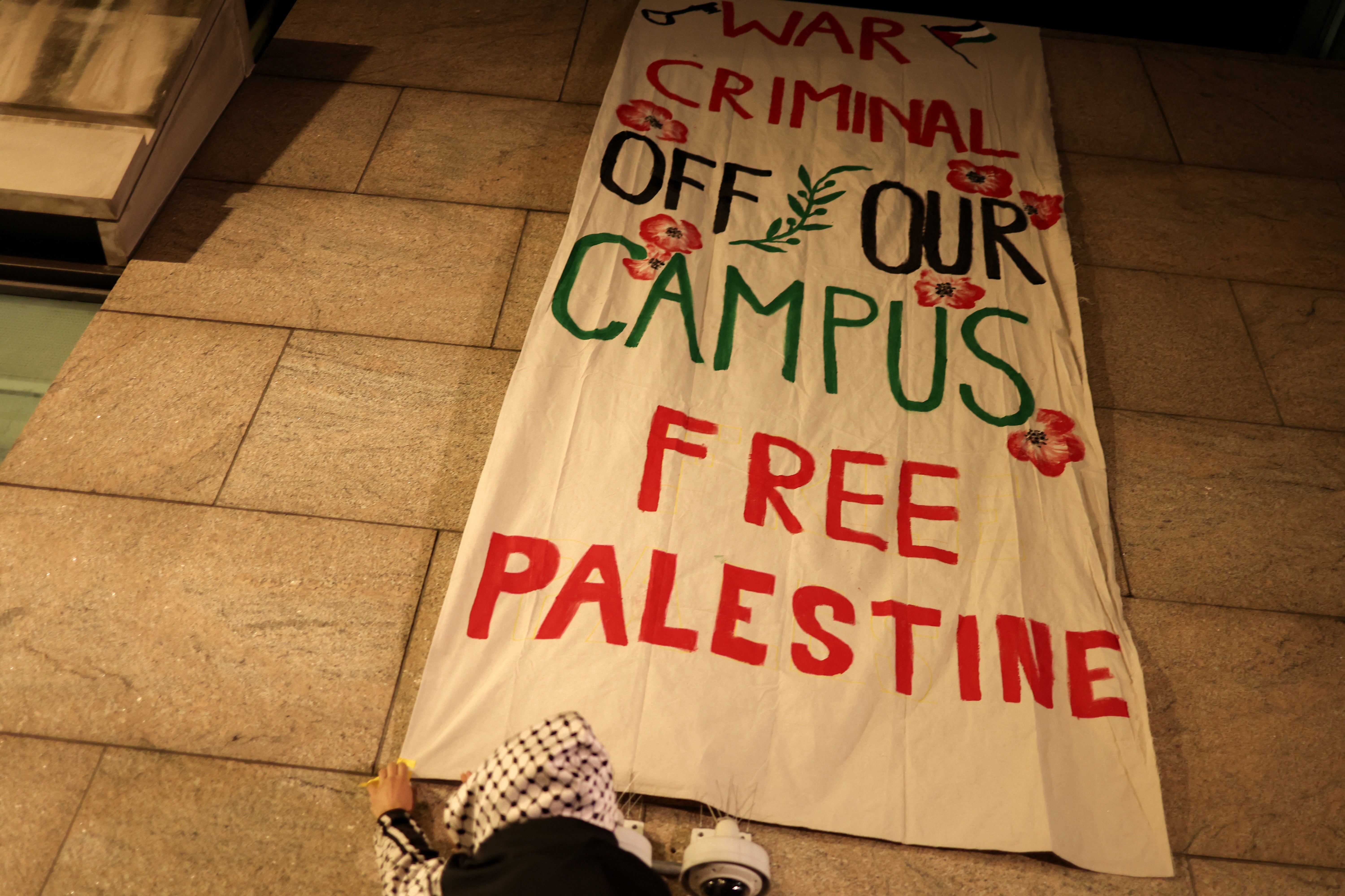 Pro-Palestine demonstrators protested U.S. support for Israel’s war in Gaza in long-running campus protests at Columbia University in New York