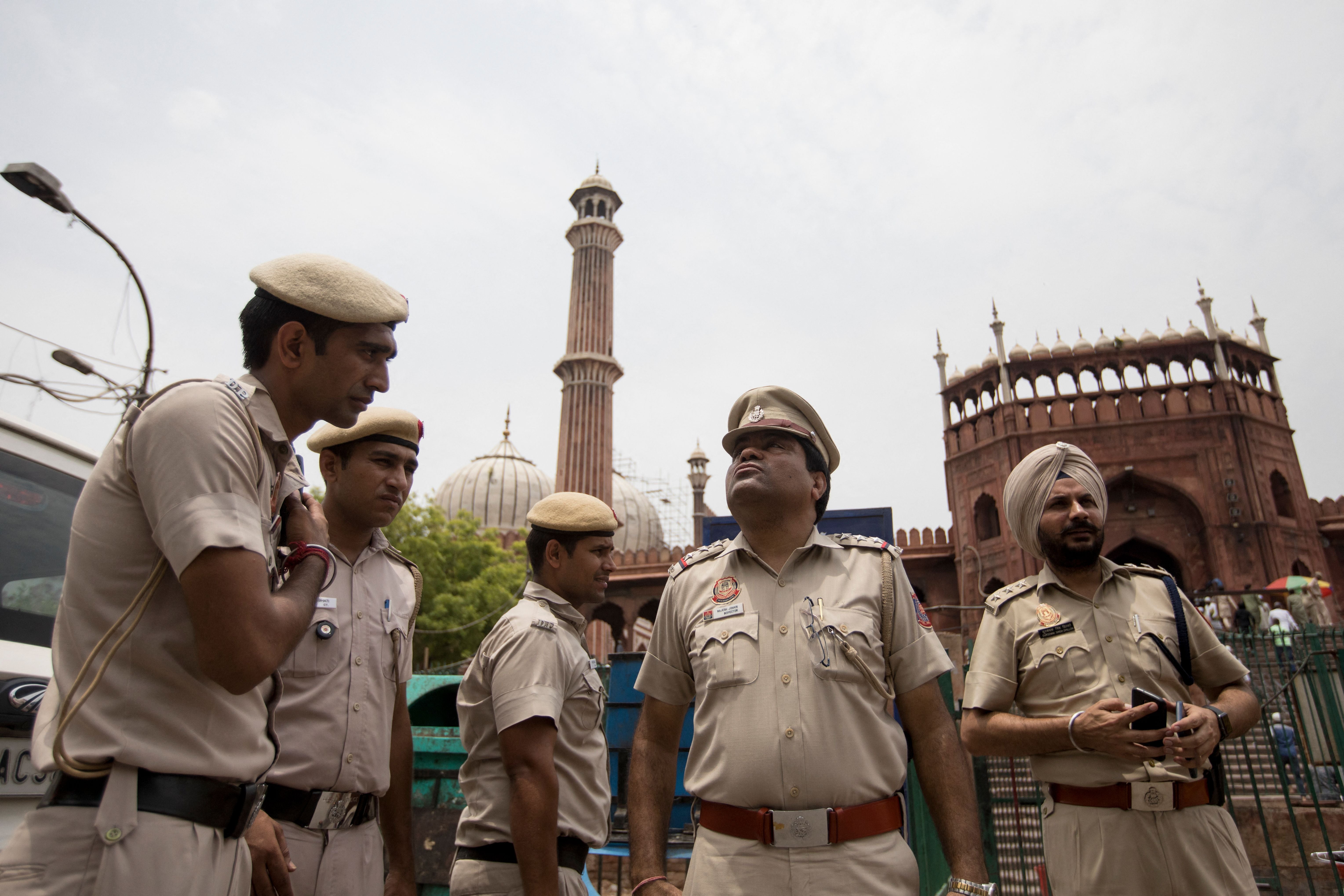 Two men arrested over rape of British tourist in Delhi hotel room