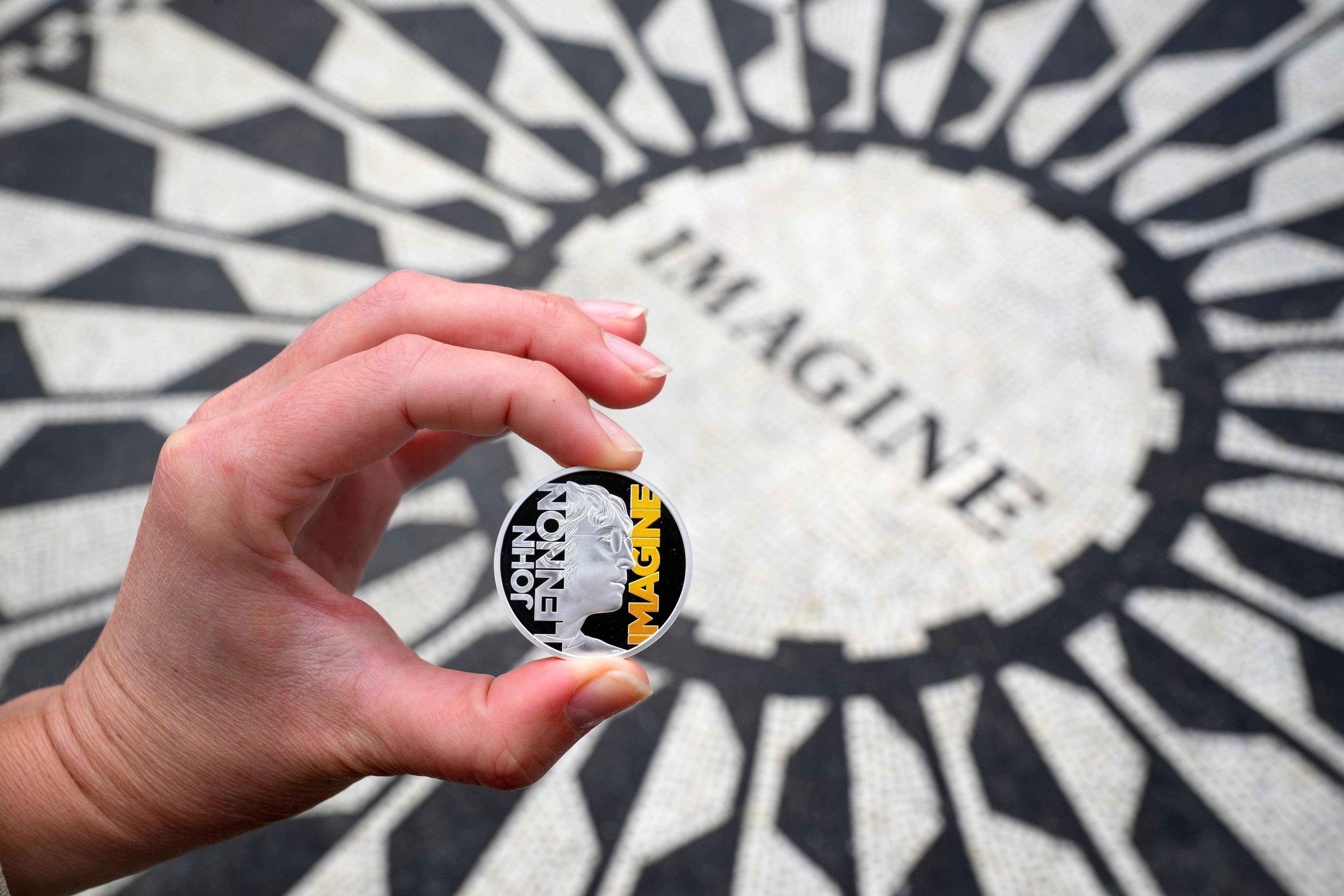John Lennon fans and coin collectors will be able to buy the new Royal Mint coin from Monday (Matt Crossick/PA Media Assignments)