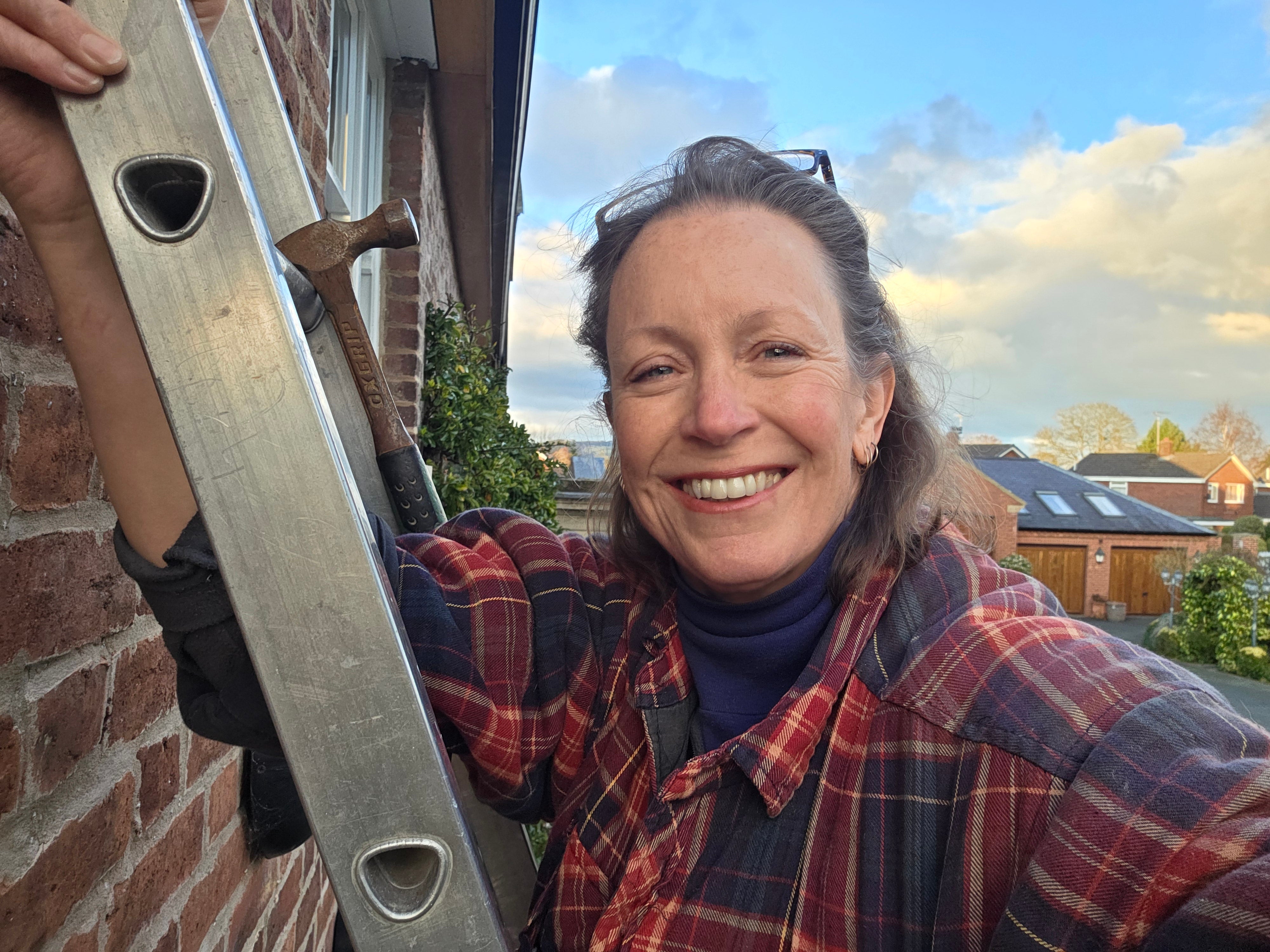 <p>Poet and artist Frieda Hughes momentarily forgets the troubles of the world as she looks across the expanse of the countryside</p>