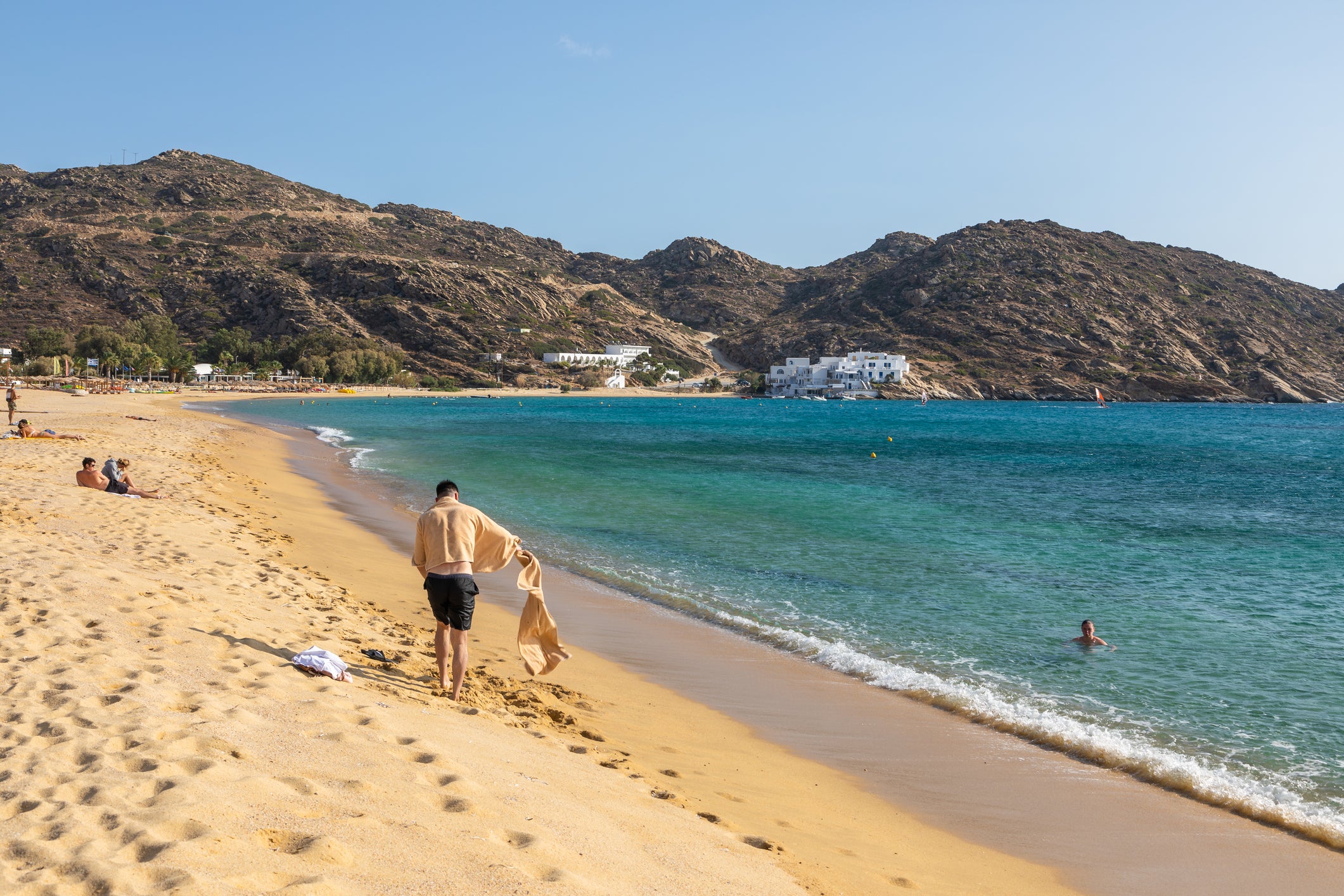 Mylopotas Beach on Ios