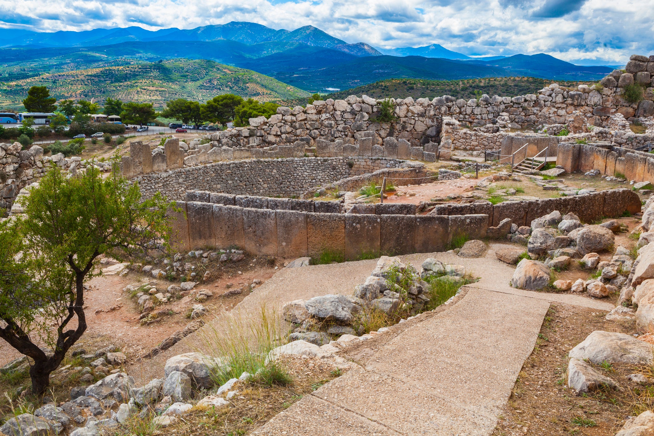 The citadel of Mycenae