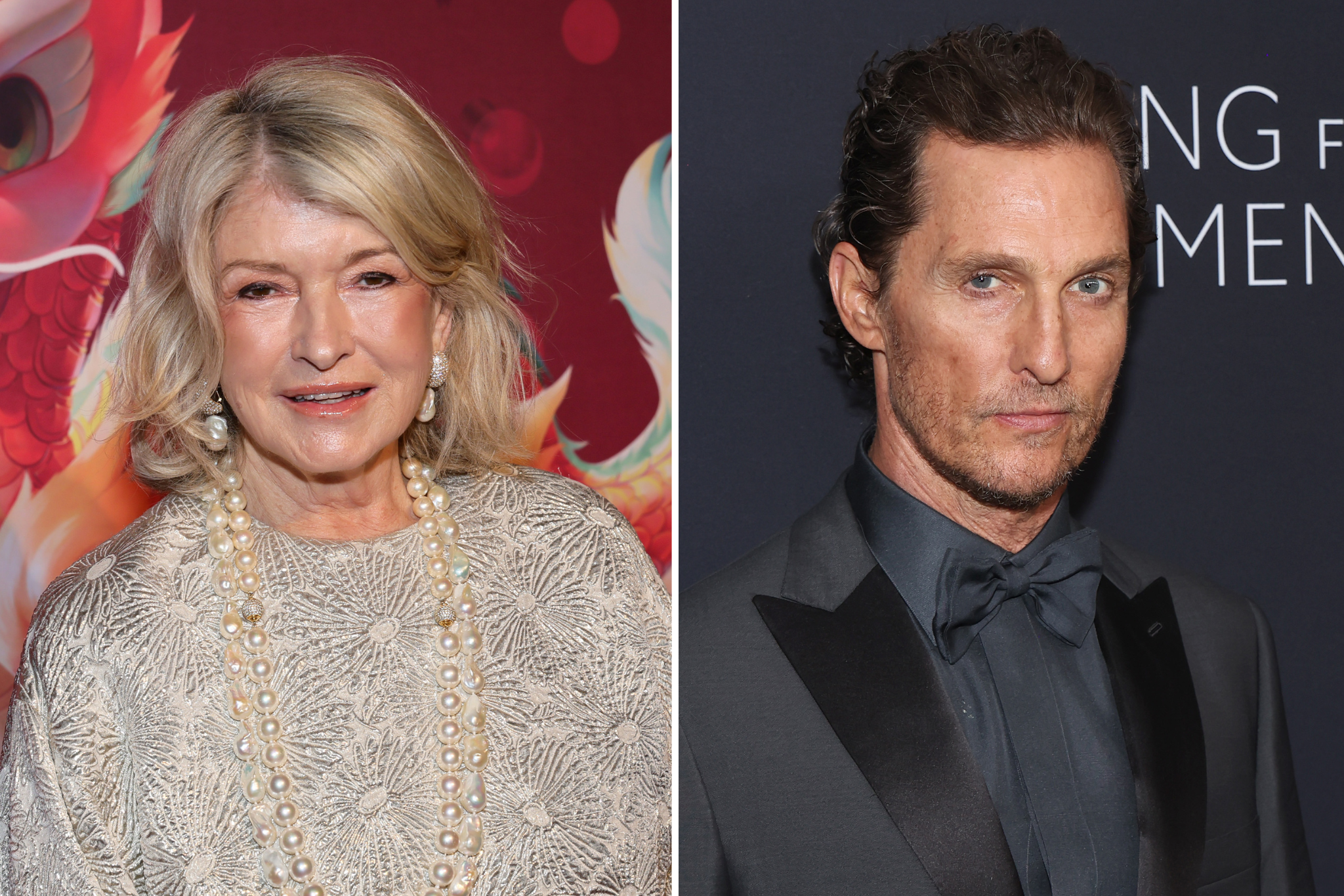 Martha Stewart has revealed Matthew McConaughey 'scared' her on the set of their Super Bowl advert