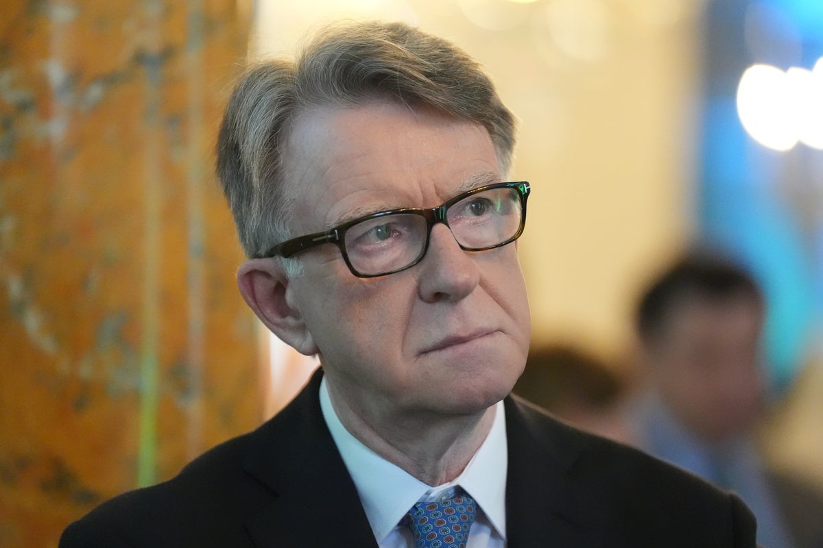 Peter Mandelson plays down idea of Nigel Farage as PM after Reform local elections victory