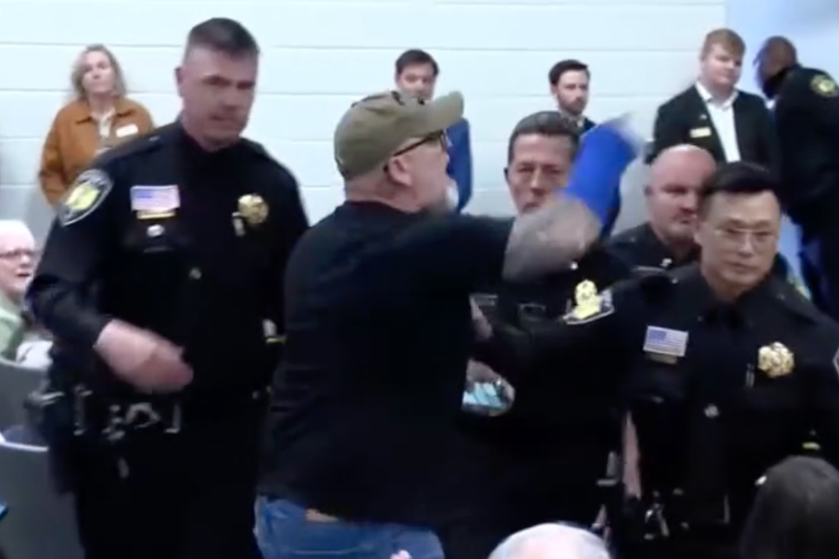 North Carolina Republican heckled by angry constituent as another town hall erupts North Carolina Republican heckled by angry constituent as another town hall erupts