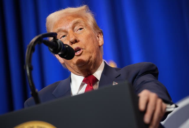 <p>President Donald Trump says he was ‘being a little bit sarcastic’ when he repeatedly claimed he would have the <a href="/topic/russia"></a>war solved within 24 hours</p>