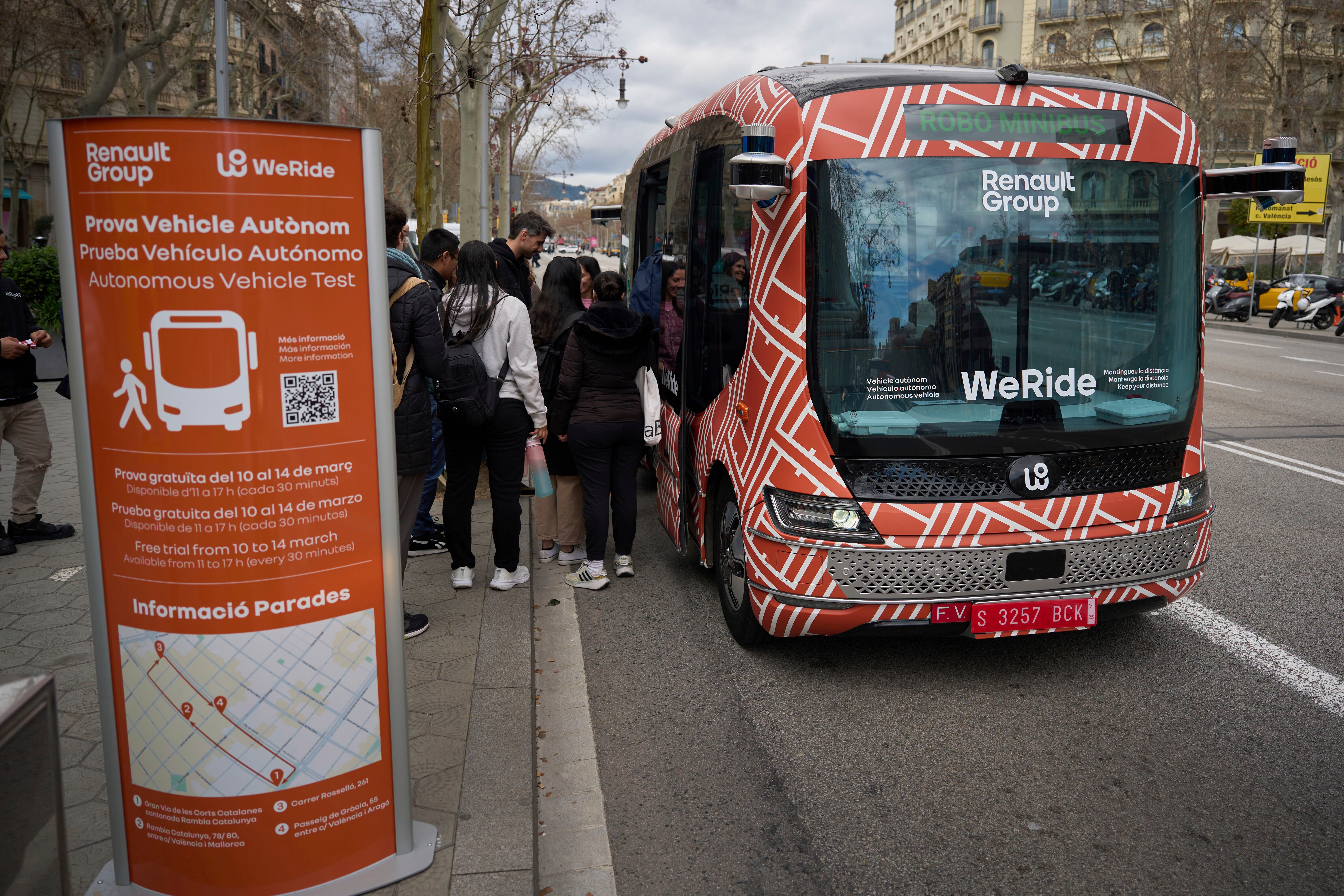 Spain Driverless Bus