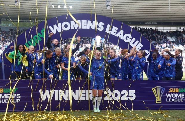<p>Chelsea won the League Cup after defeats in the previous three finals </p>