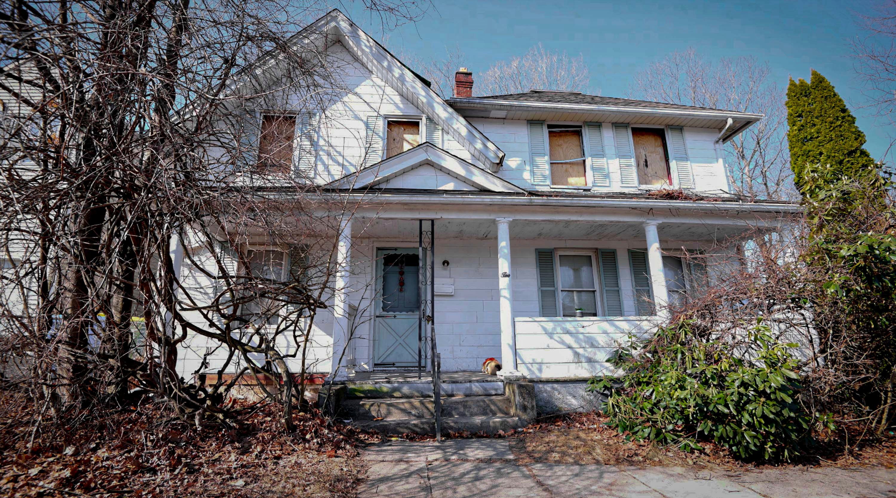 The home that was set on fire by a man who wanted his ‘freedom’ after allegedly being held captive for 20 years by his stepmother and father