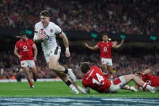 Tommy Freeman makes England Six Nations history with try against Wales