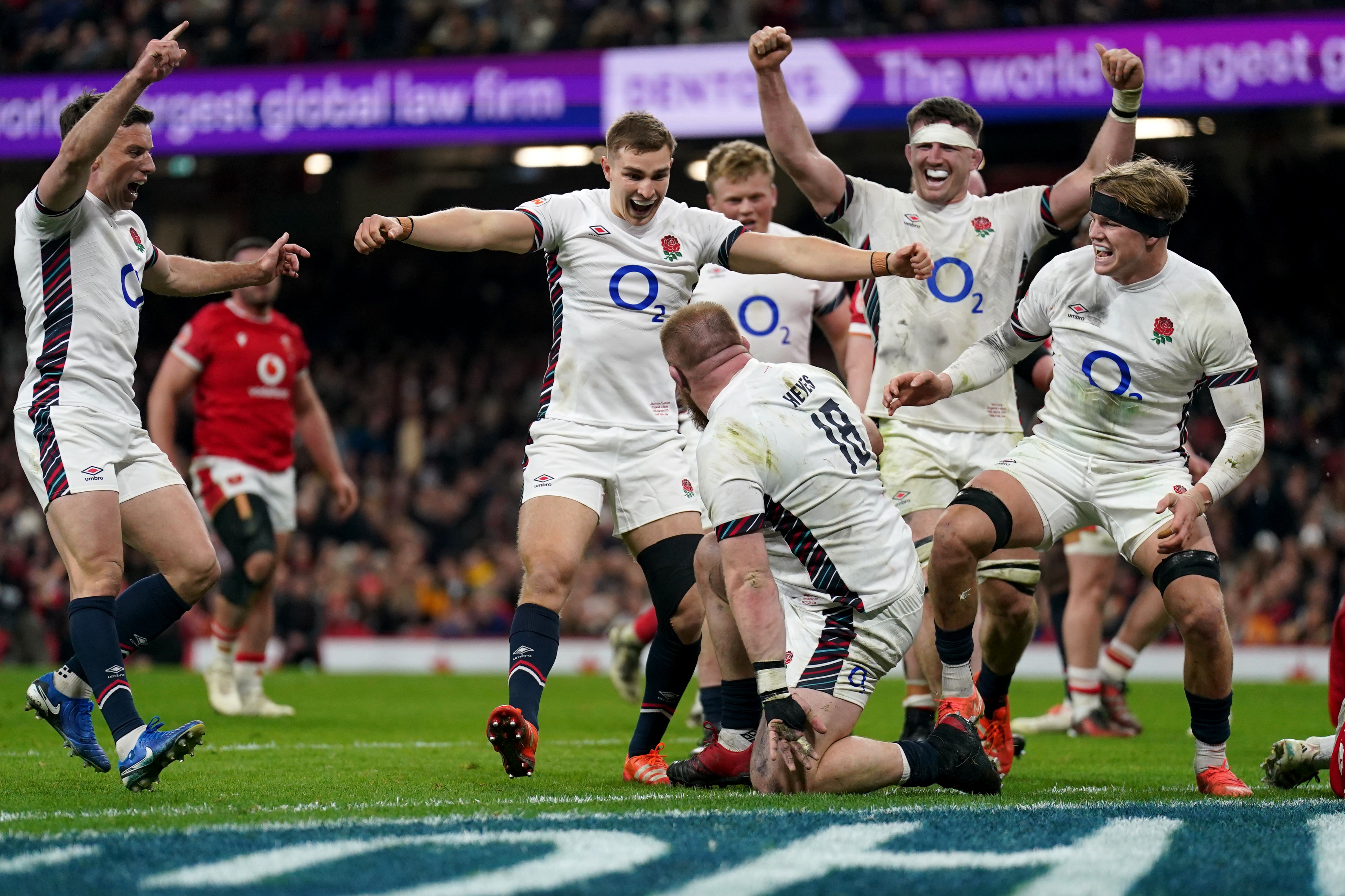 England scored 10 tries against Wales to sign off in style