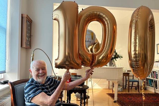 George Hall recently turned 100 (Matt Ryan)