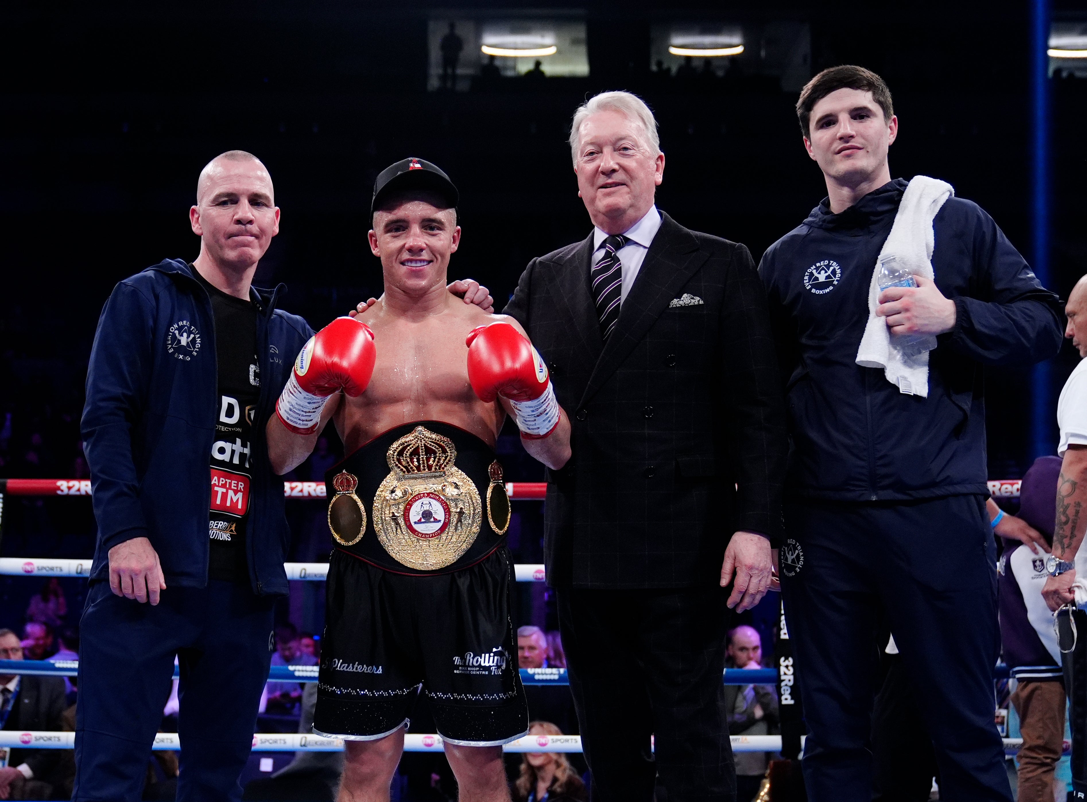 Nick Ball celebrates victory over TJ Doheny