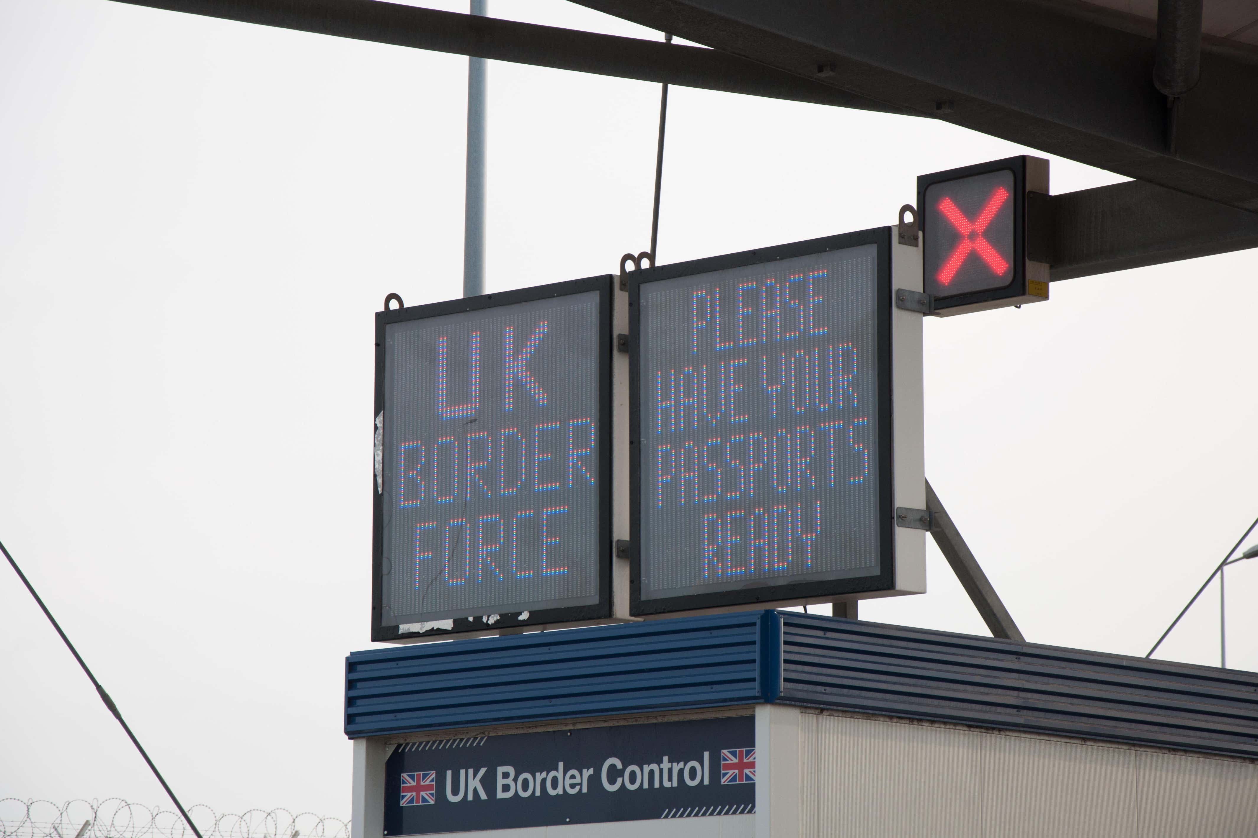 Joanne and Adrian Fenton received an email from the Border Force cancelling the fine (Alamy/PA)