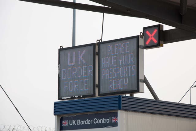 Joanne and Adrian Fenton received an email from the Border Force cancelling the fine (Alamy/PA)