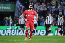 Liverpool vs Newcastle player ratings as Mohamed Salah anonymous in Wembley defeat
